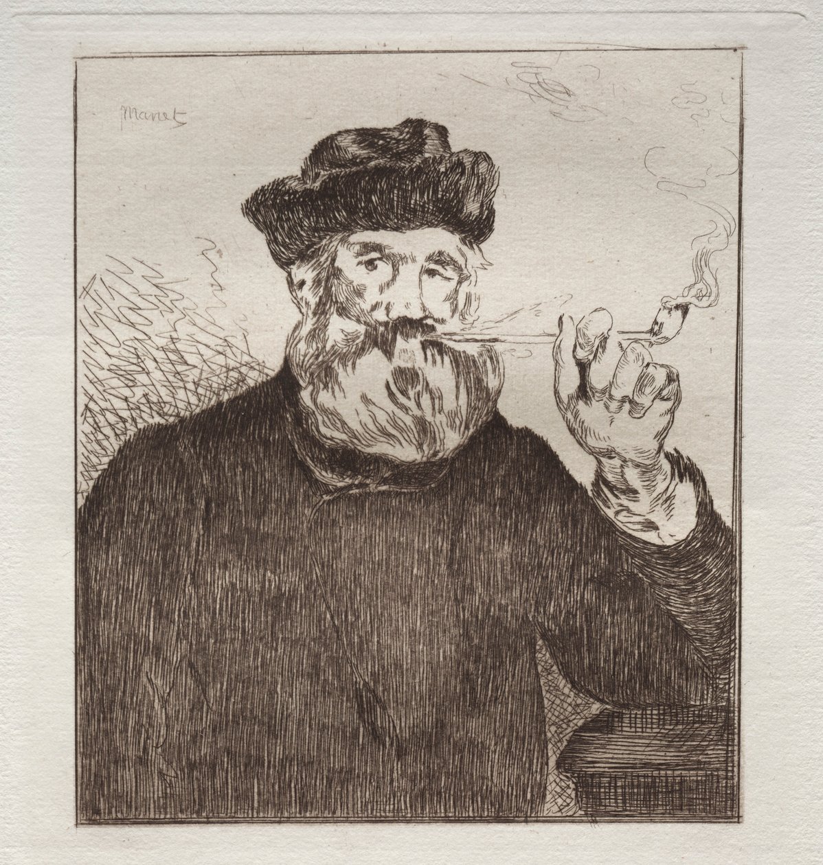 Le fumeur. od Édouard Manet