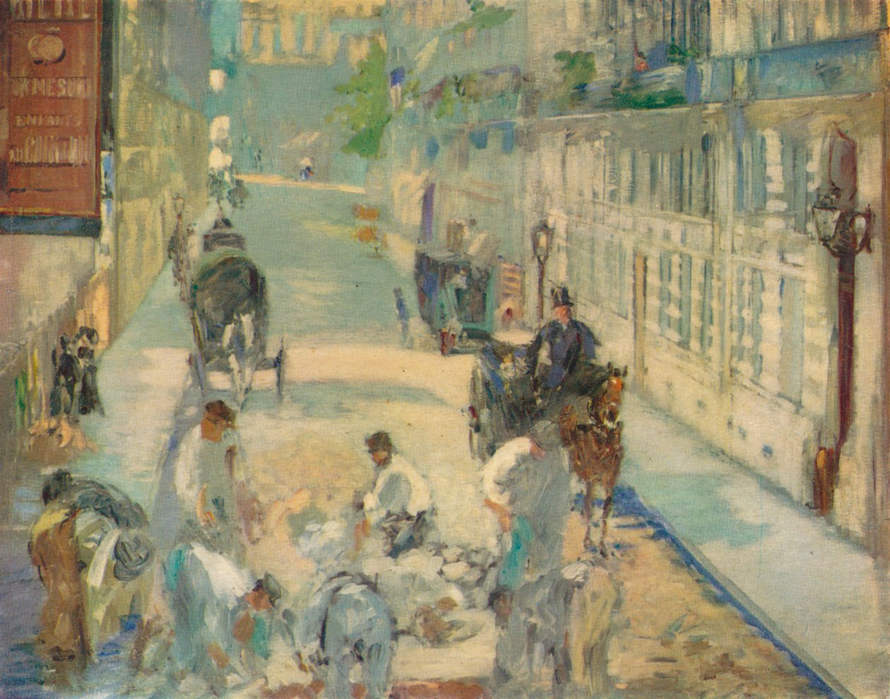 Pavors z Rue de Berne, 1878 od Édouard Manet