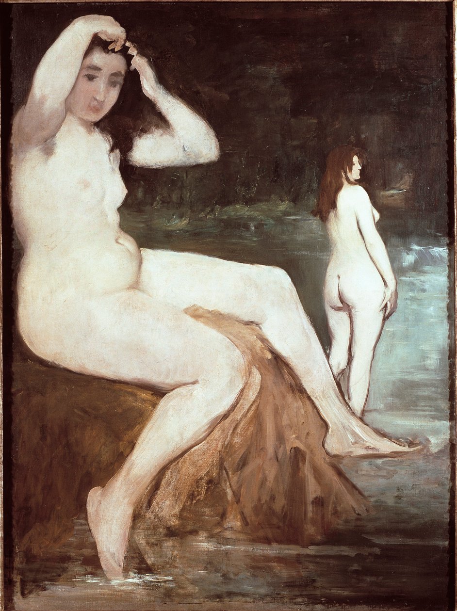 Les batheuses Obraz Edouarda Maneta (1832-1883) 1874 Ne. 132x98 cm Sao Paulo, Muzeum umění od Édouard Manet