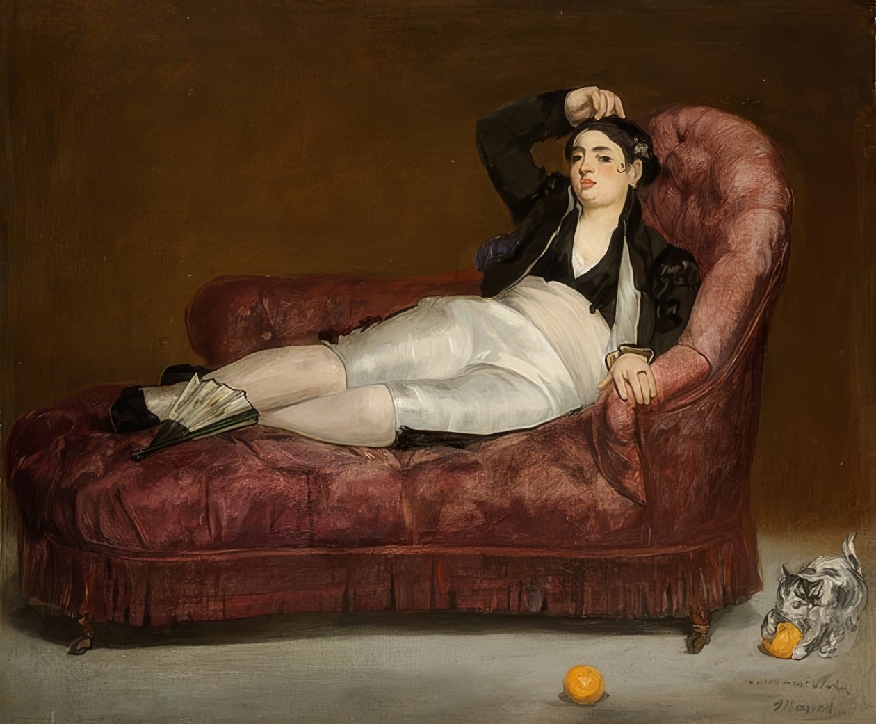 Ležící mladá žena ve španělském kostýmu. 1862-63 od Édouard Manet