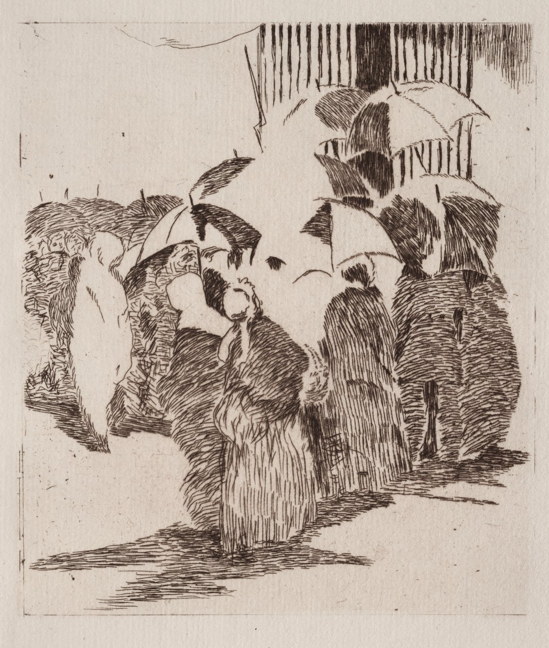 Fronta před řeznictvím od Édouard Manet