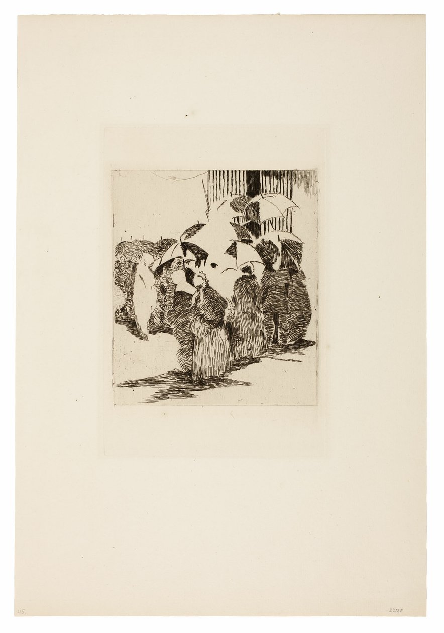 Fronta před řeznictvím od Édouard Manet