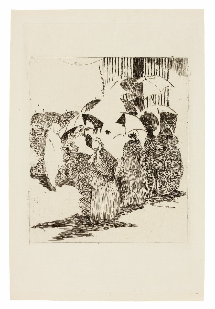 Fronta před řeznictvím od Édouard Manet