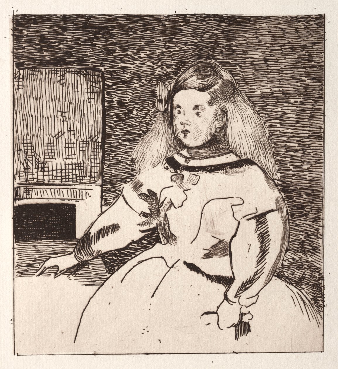 Nemluvně Marguerite od Édouard Manet
