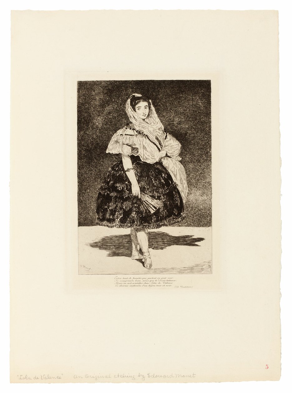 Lola de Valencia od Édouard Manet