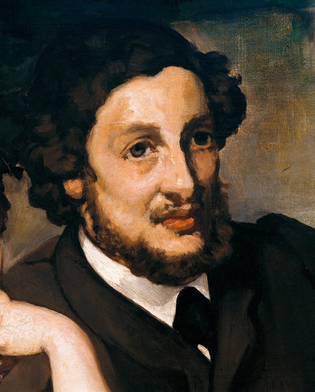 Oběd v trávě (detail) 1863 (olej na plátně) od Édouard Manet