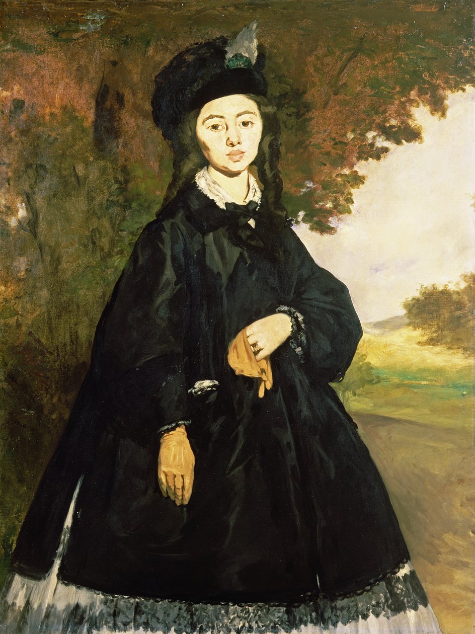 paní Brunetová od Édouard Manet