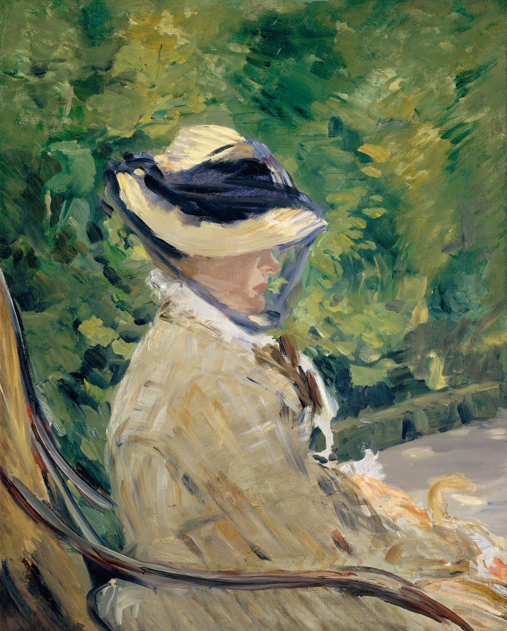 Madame Manet Suzanne Leenhoff, 1830-1906 v Bellevue, 1880. od Édouard Manet