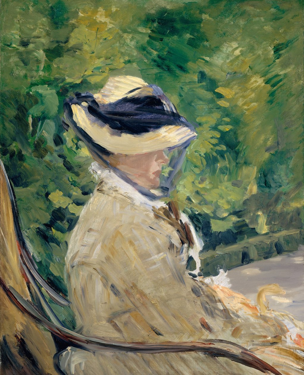 Madame Manet v Bellevue od Édouard Manet