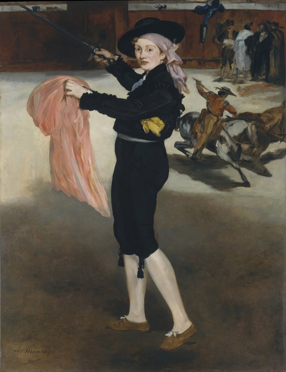 Mademoiselle V. . v Kostýmu Espada, 1862 od Édouard Manet