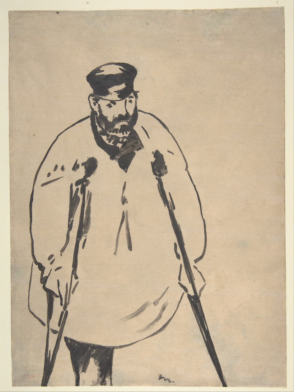 Manet - Muž o berlích, 1878 od Édouard Manet
