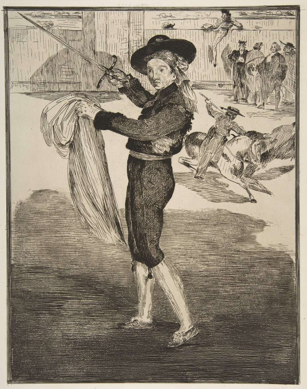 Mlle. Victorine in the Costume of an Espada, 1862. od Édouard Manet