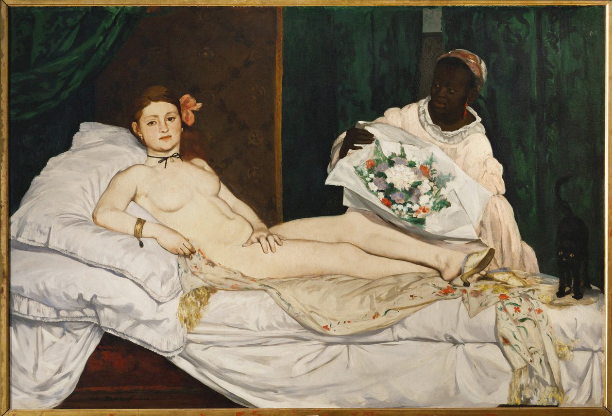 Olympia (olej na plátně) od Edouard Manet