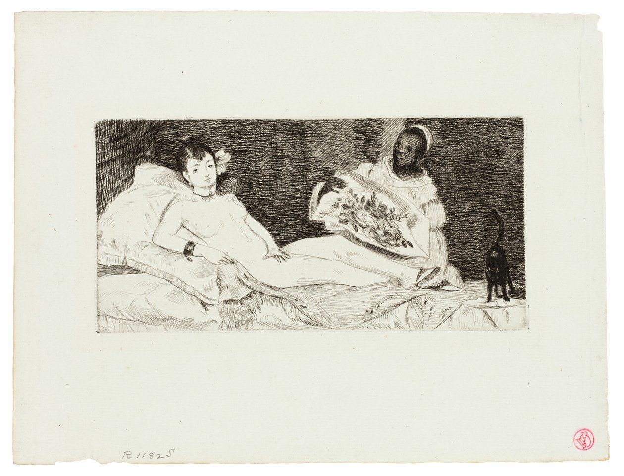 Olympia (zveřejněná deska) od Édouard Manet