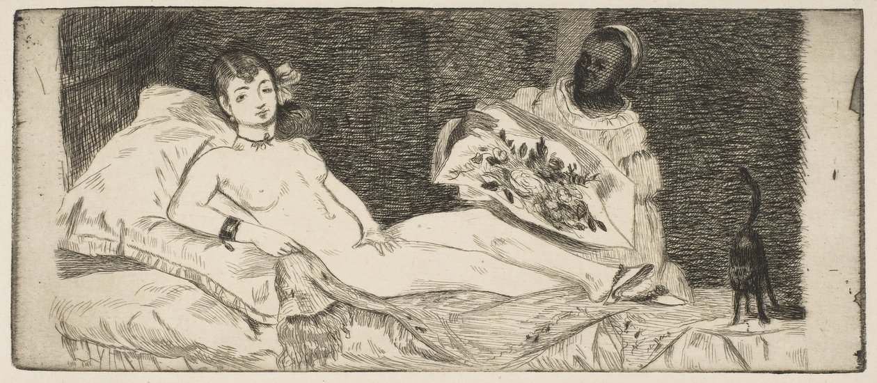 Olympia malá deska, 1867. od Édouard Manet