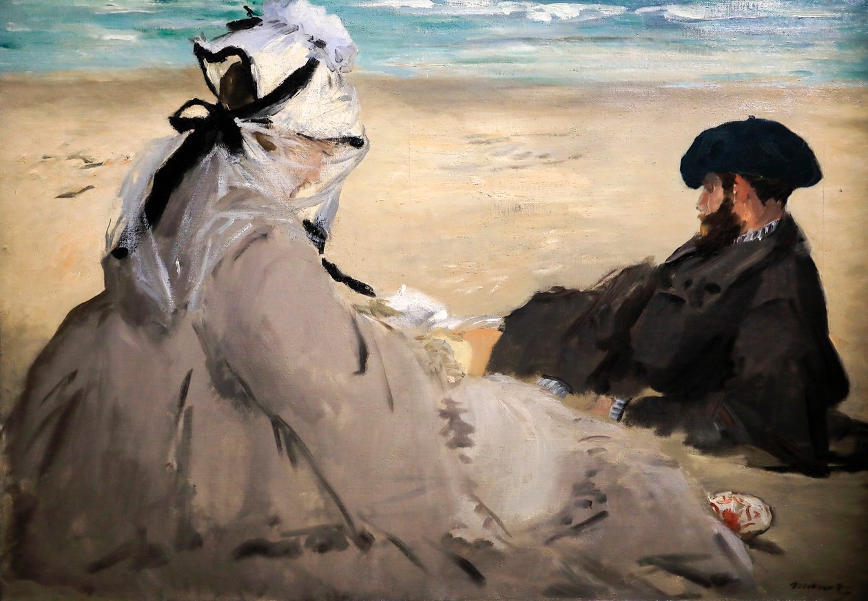 Na pláži od Édouard Manet