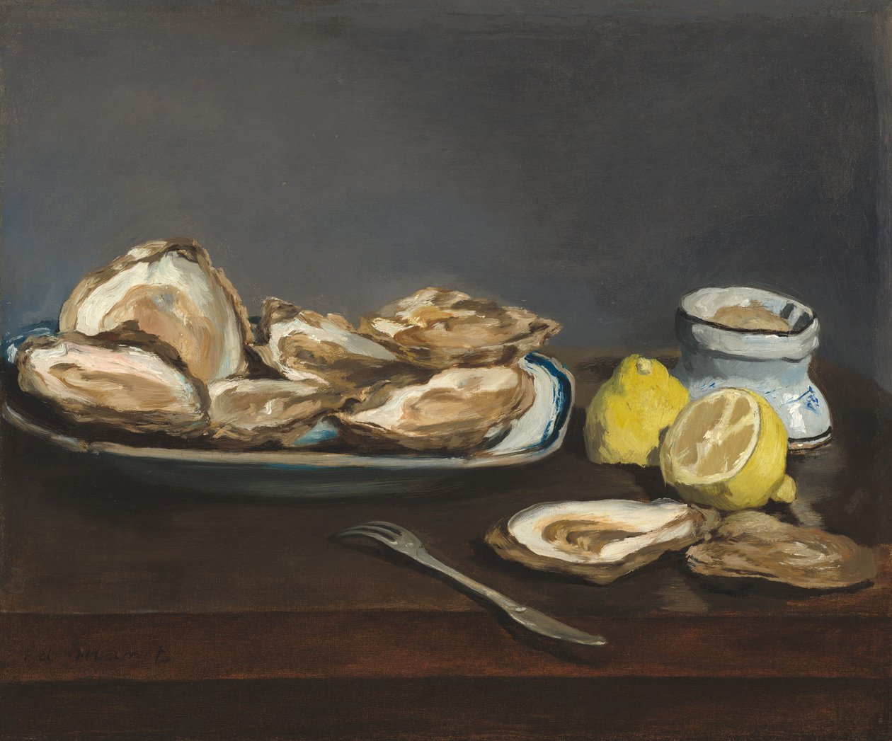 Ústřice od Édouard Manet