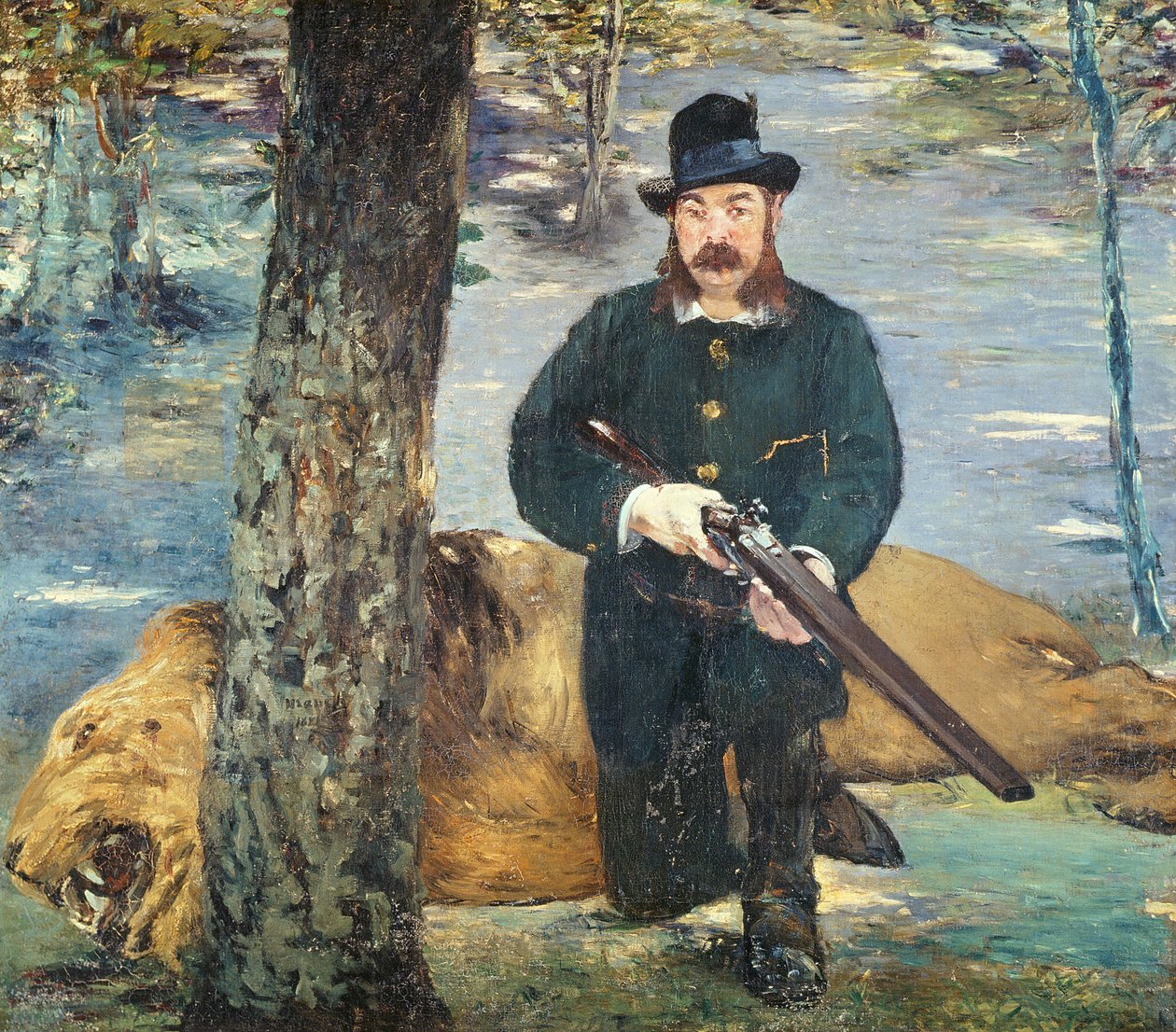 Pertuiset, Lovec lvů, 1881 od Édouard Manet