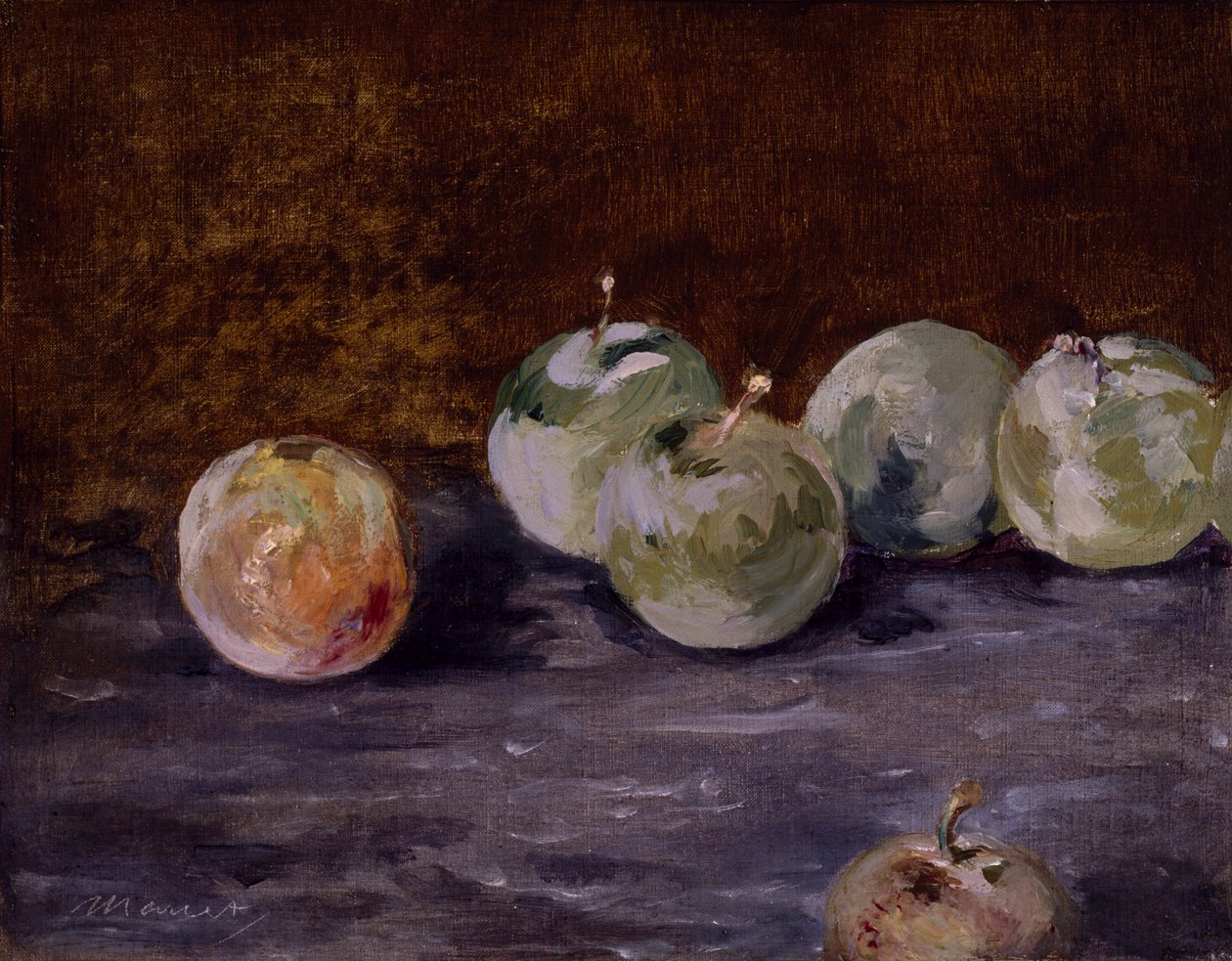 Švestky, kolem roku 1880 od Édouard Manet