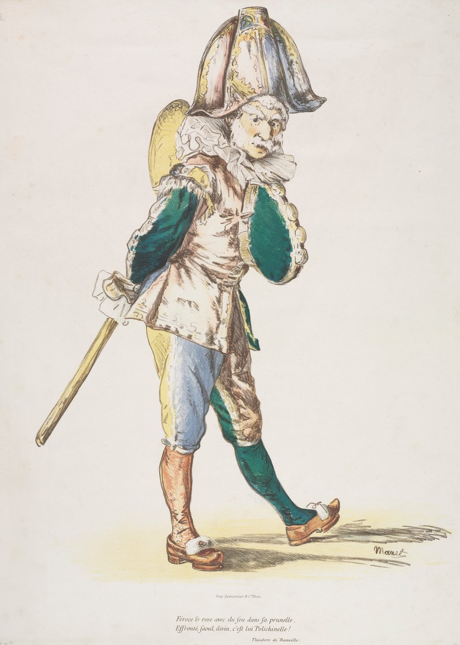Punchinello od Édouard Manet
