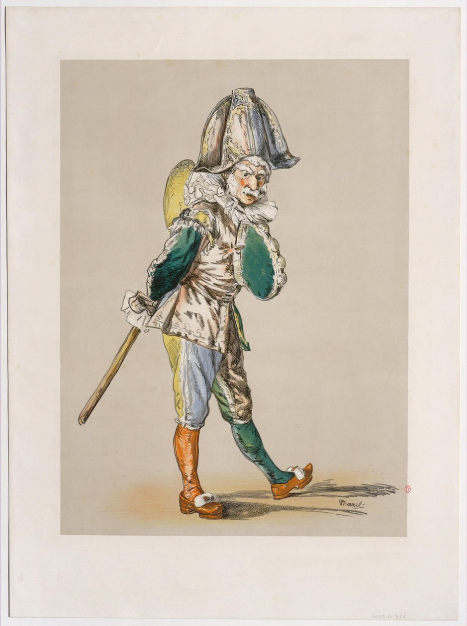 Polichinelle od Édouard Manet