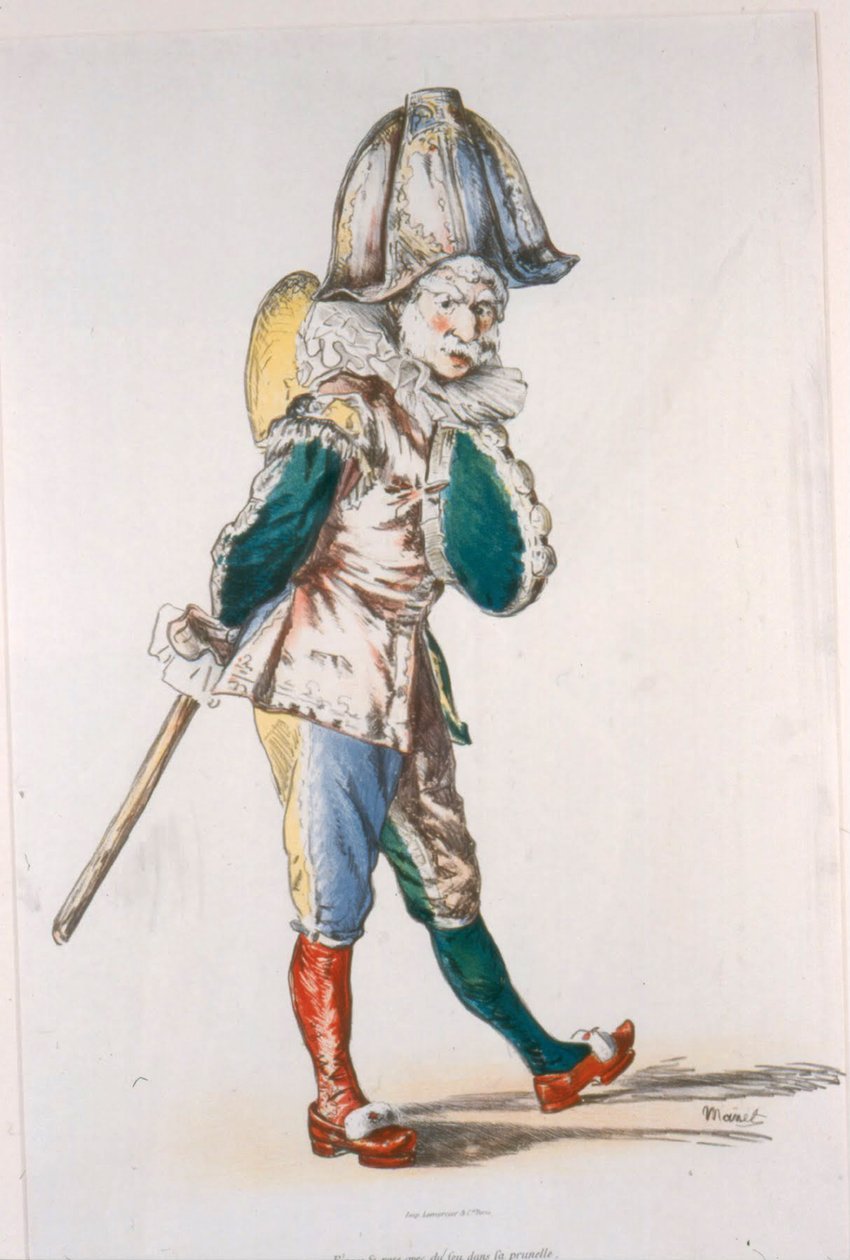 Polichinelle, 1874 od Édouard Manet