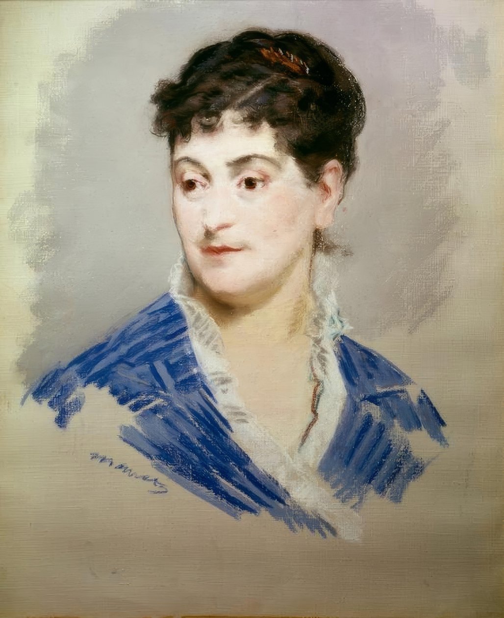 Portrét paní Emile Zoly od Édouard Manet