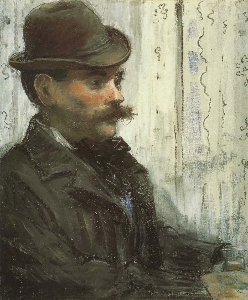 Portrét Alphonse Maureaua od Édouard Manet