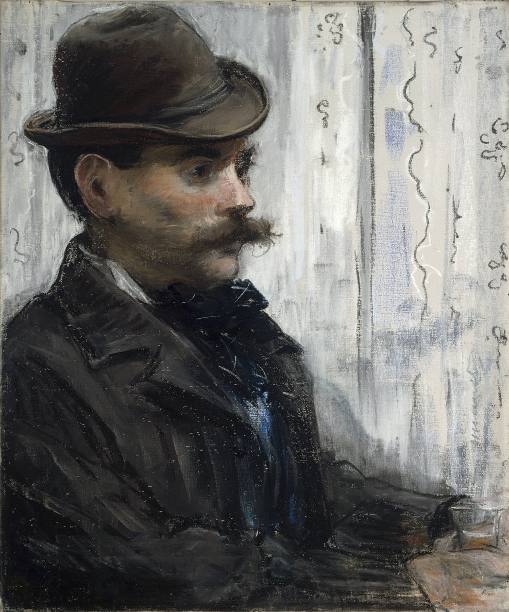 Portrét Alphonse Maureaua, kolem roku 1880 od Édouard Manet