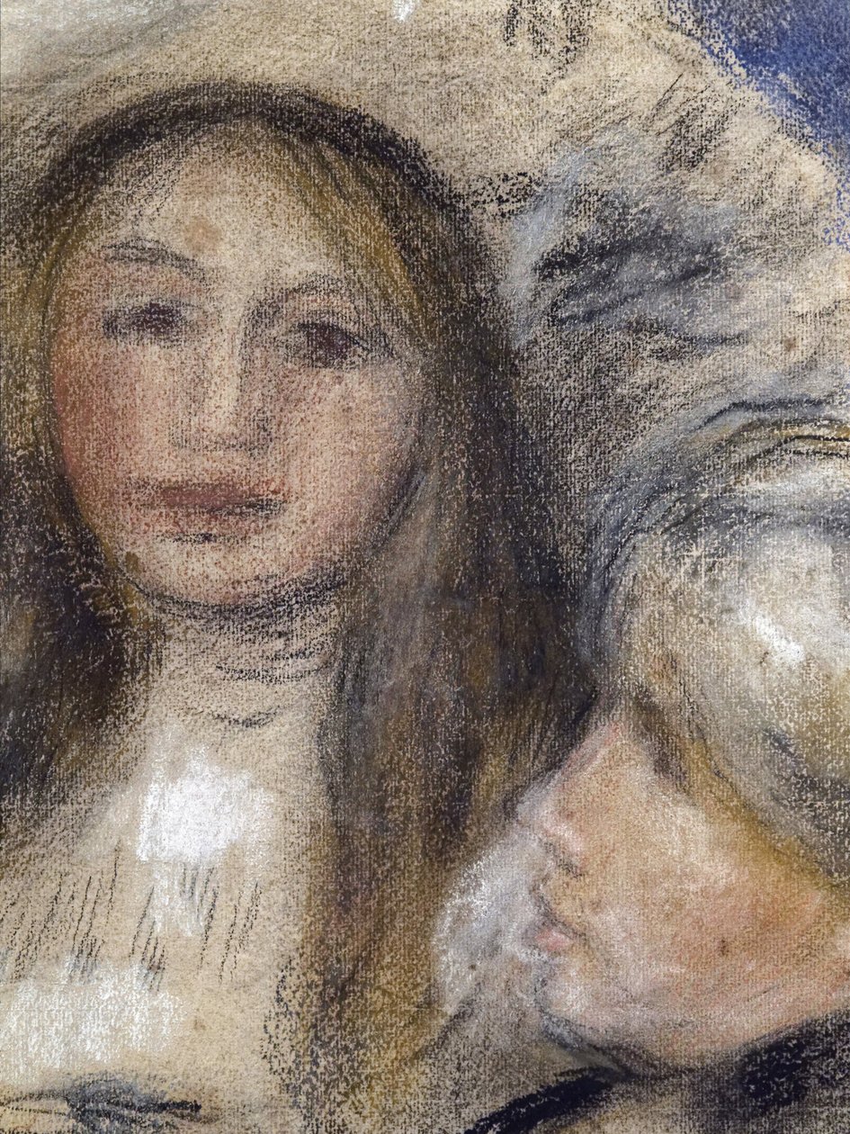 Portrét Berthe Morisot (1841-1895) a jeho dcery (Julie Manet od Édouard Manet
