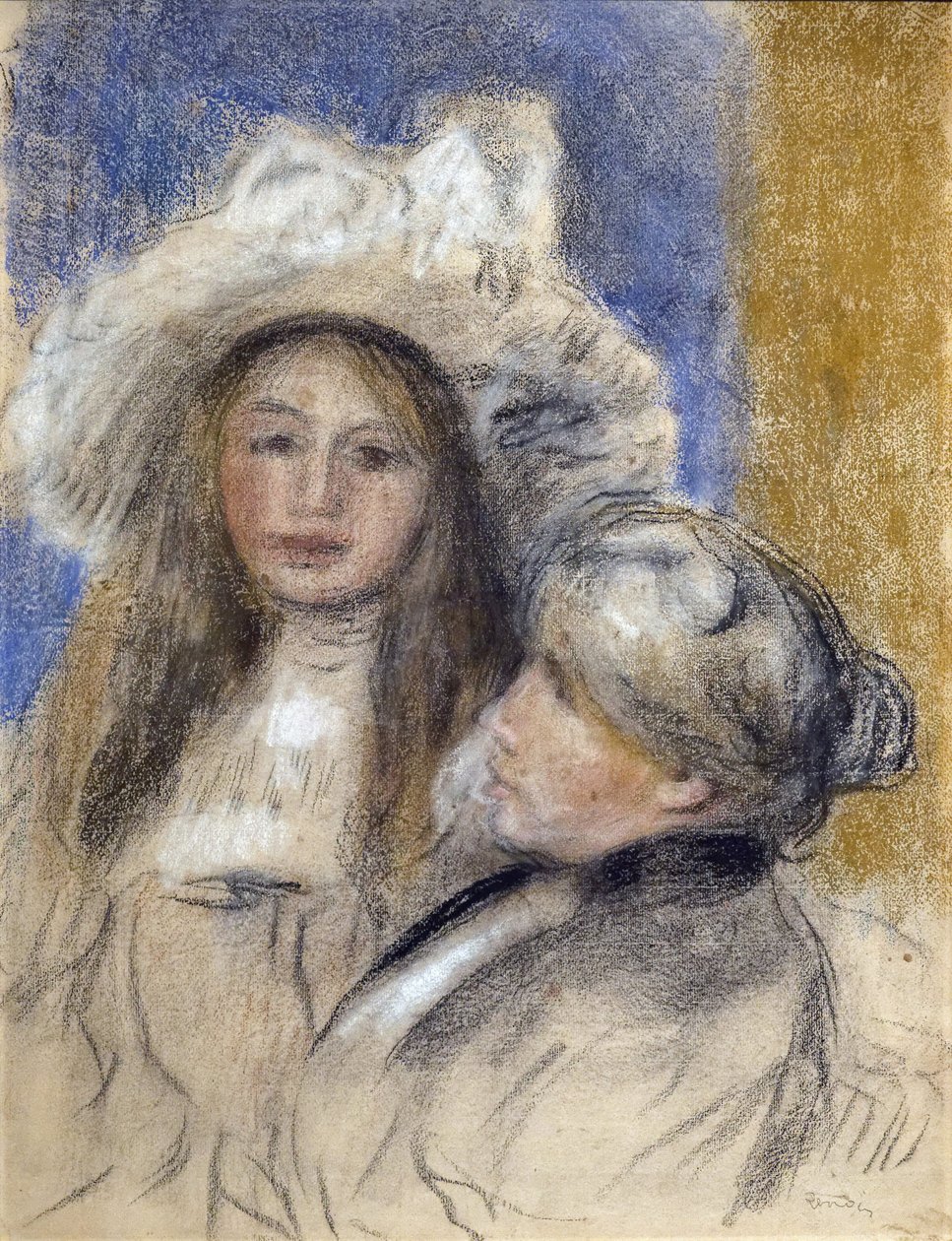 Portrét Berthe Morisot (1841-1895) a jeho dcery (Julie Manet od Édouard Manet