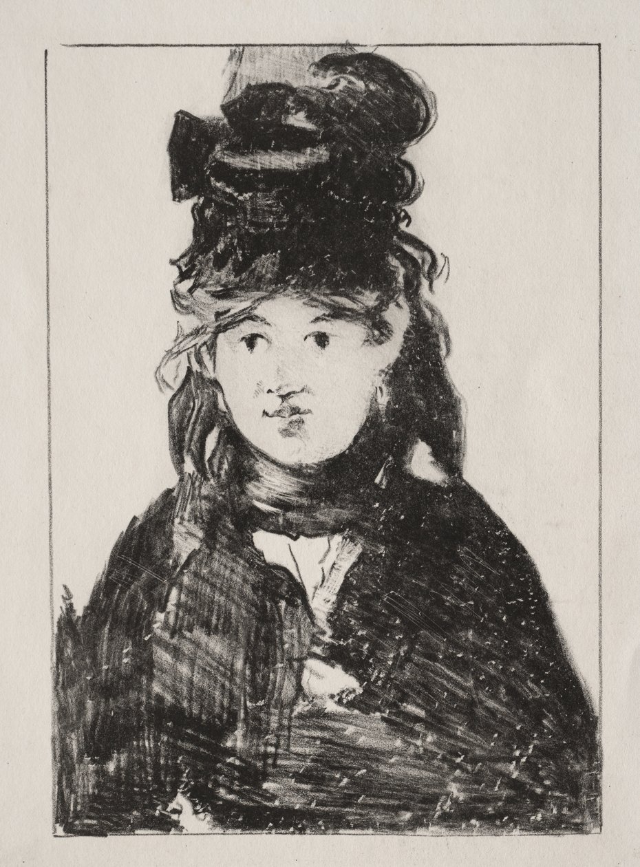 Portrét Berthe Morisot od Édouard Manet