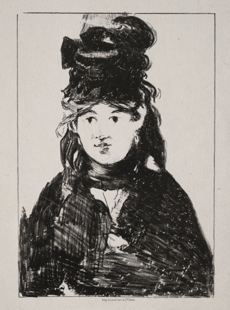 Portrét Berthe Morisot od Édouard Manet