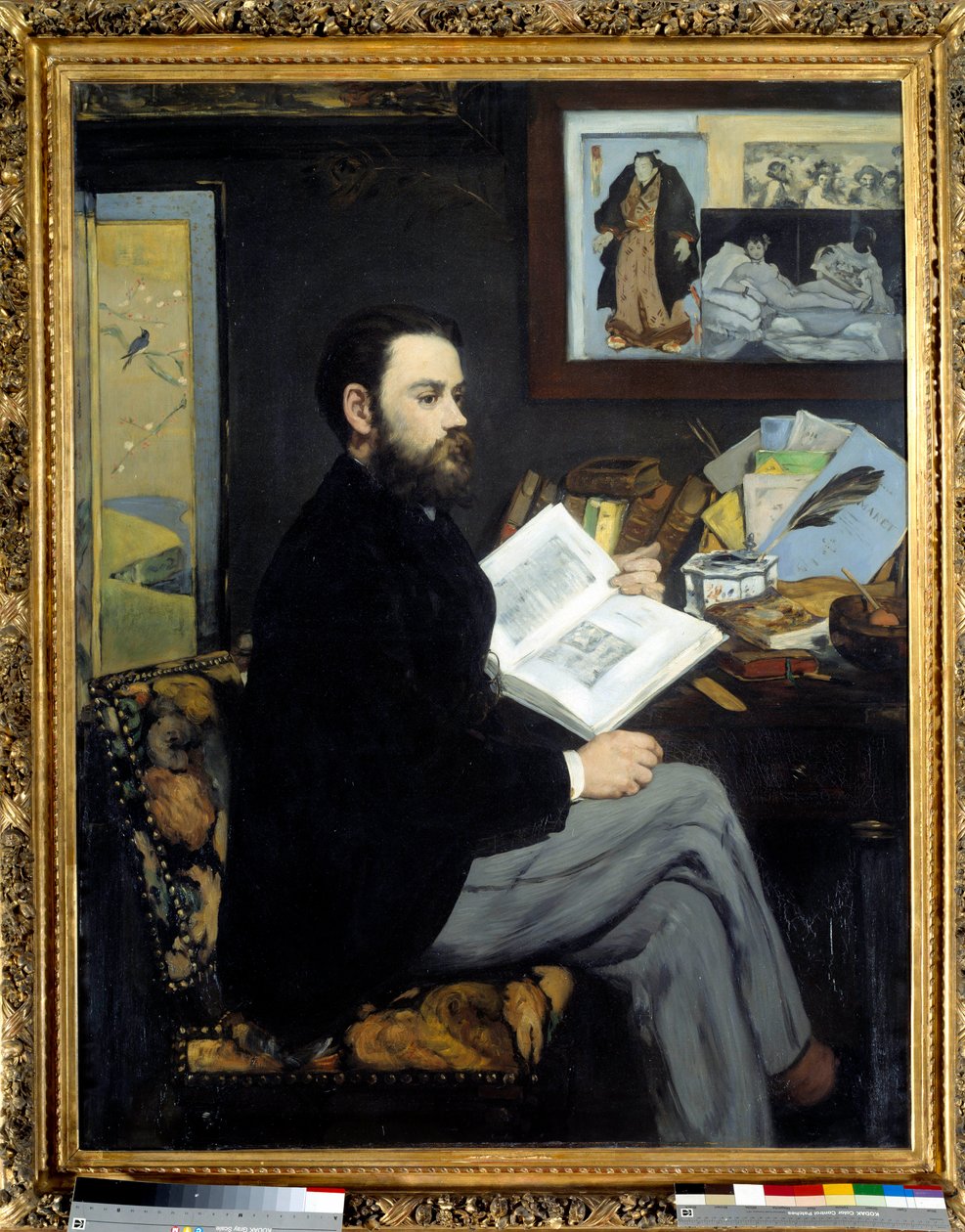 Portrét Emila Zoly (1840 - 1902) - obraz Edouarda Maneta (1832-1883) od Édouard Manet