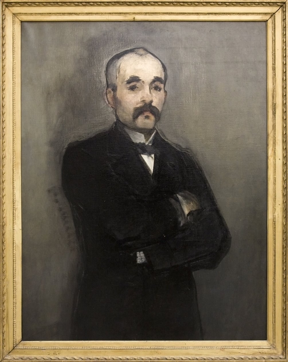Portrét Georgese Clemenceau (olej na plátně) od Édouard Manet