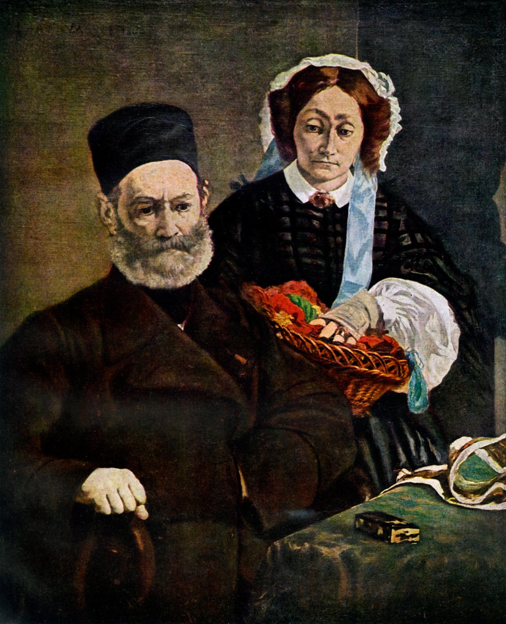 Portrét Monsieur a Madame Auguste Manet, 1860-1938. od Édouard Manet