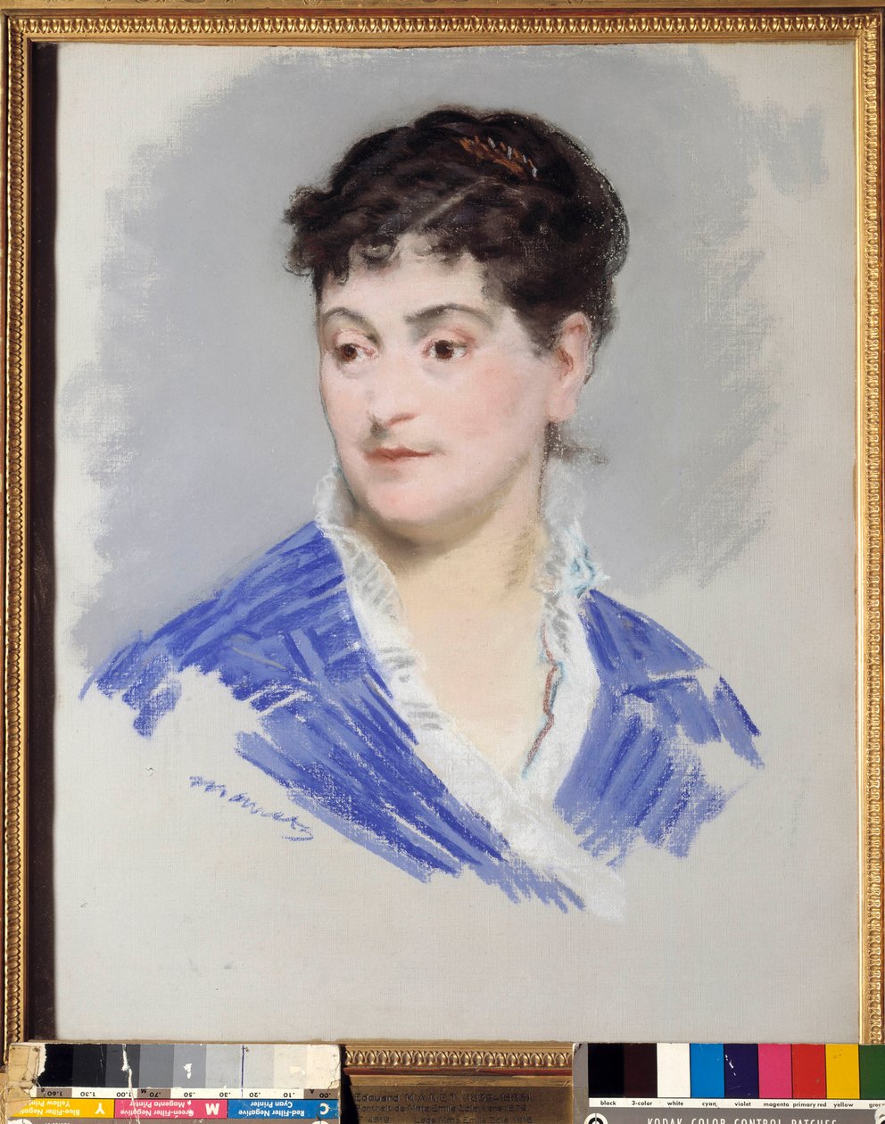 Portrét paní Emile Zola. Obraz Edouarda Maneta (1832-1883) od Édouard Manet