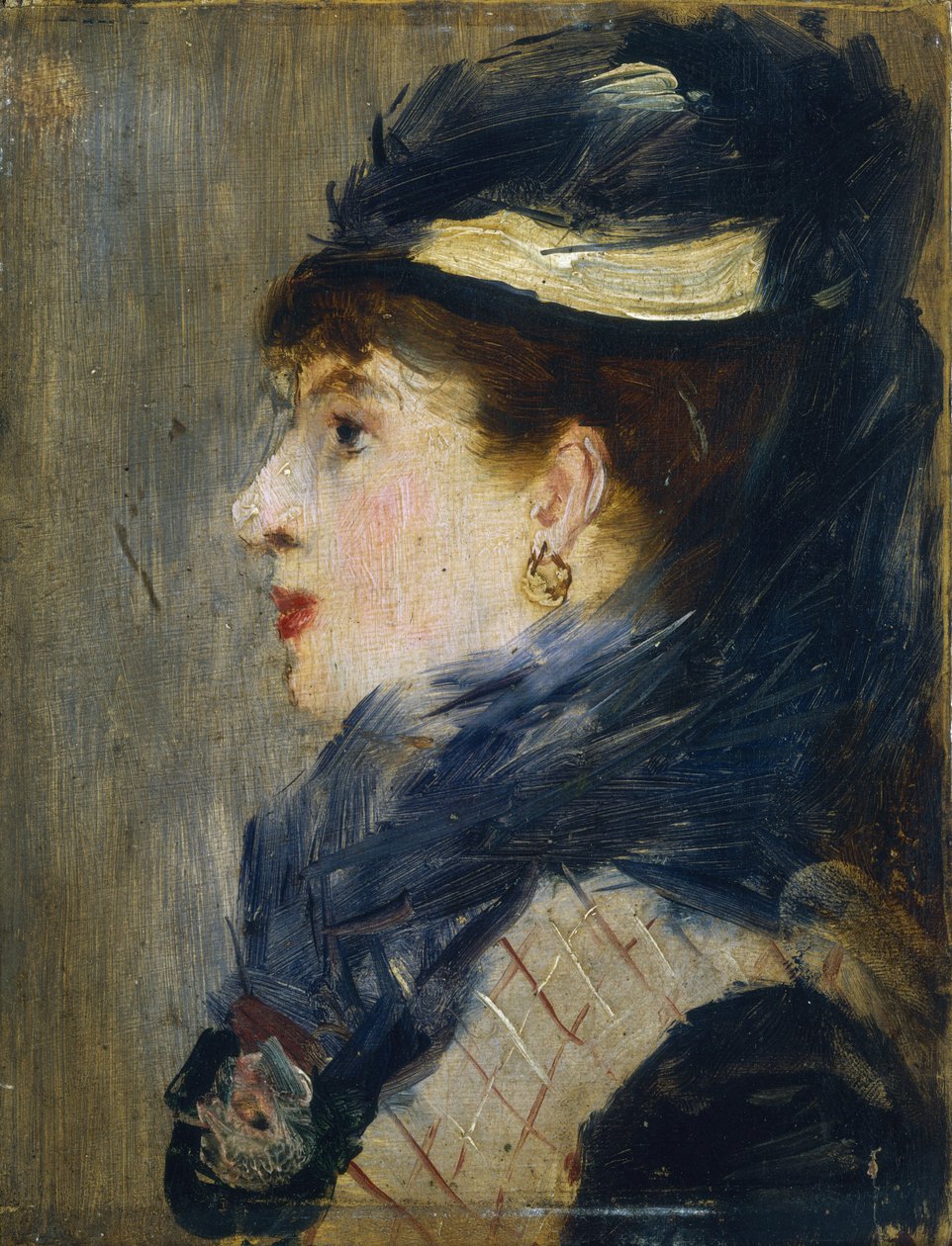 Portrét dámy od Édouard Manet