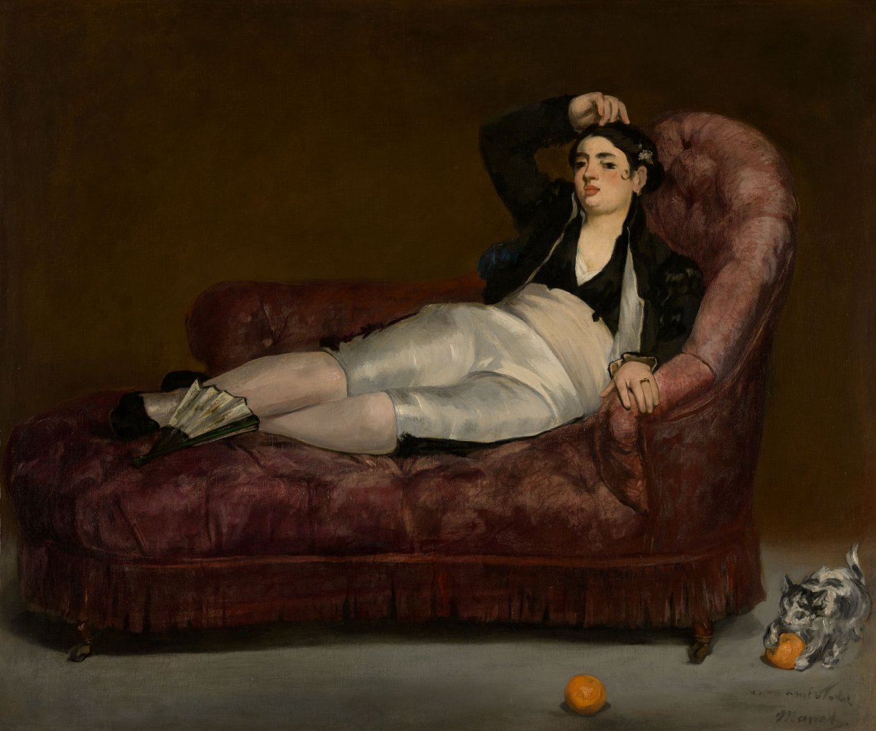 Ležící mladá žena ve španělském kostýmu od Édouard Manet
