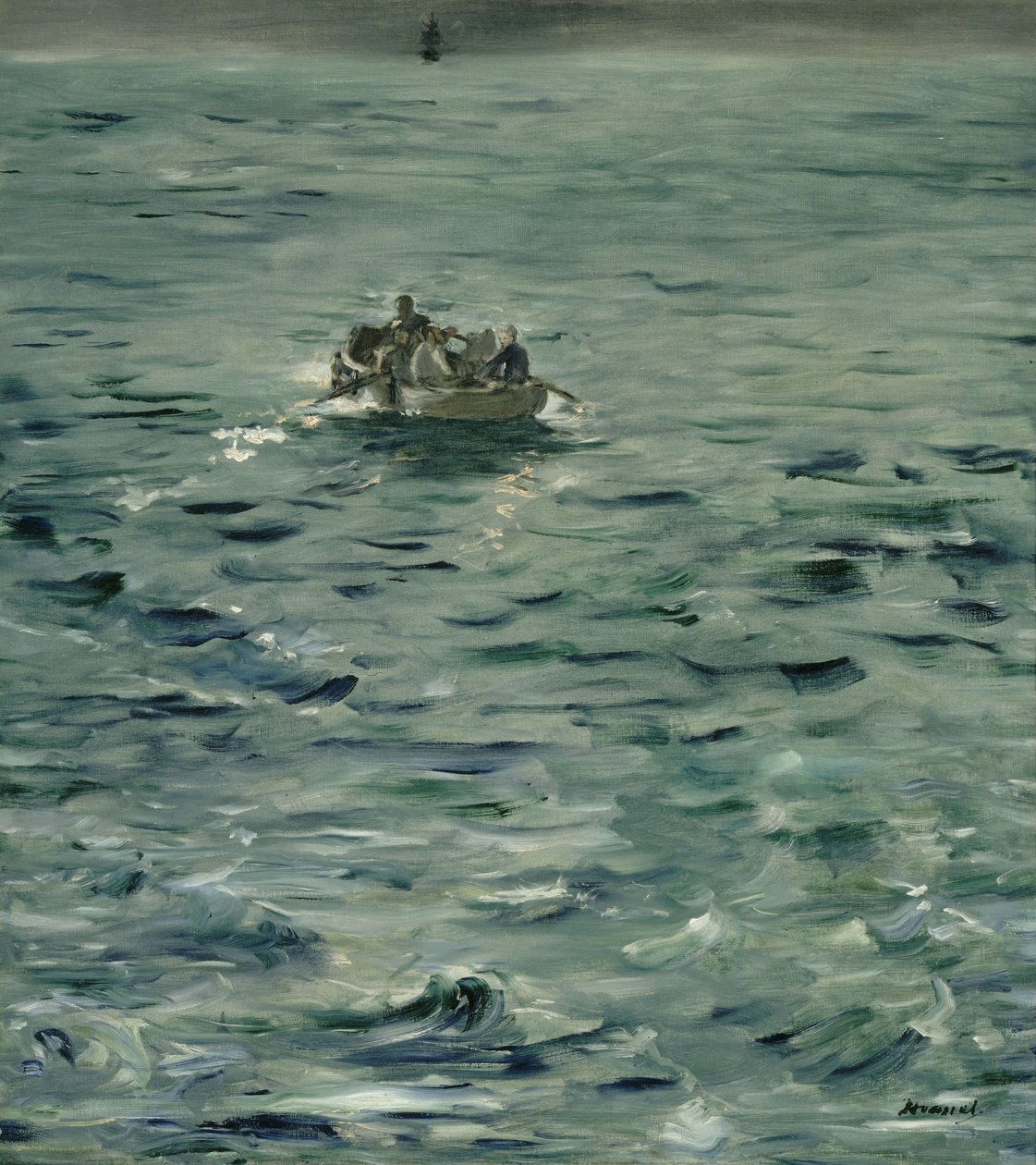 Rochefortův útěk od Édouard Manet