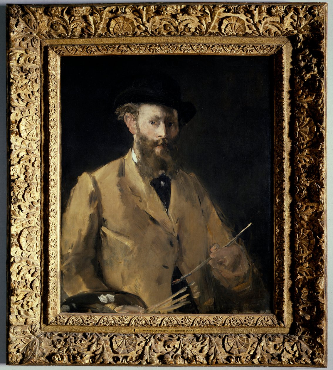 Autoportrét s paletou Malba Edouarda Maneta (1832-1883) 1879 Soukromá sbírka od Édouard Manet