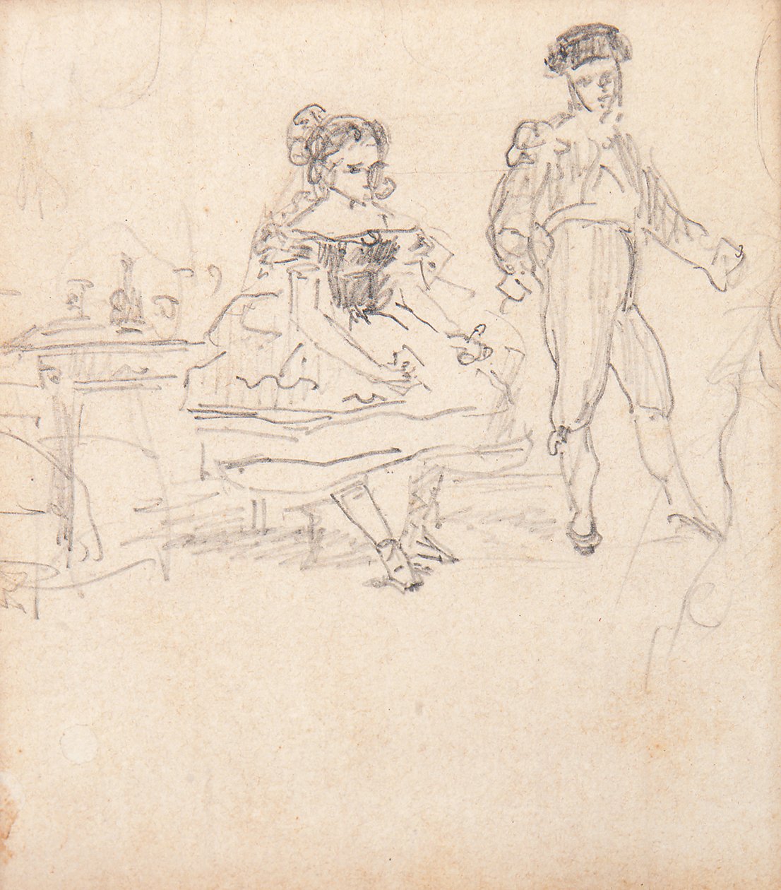 Španělský pár, 1862 od Édouard Manet