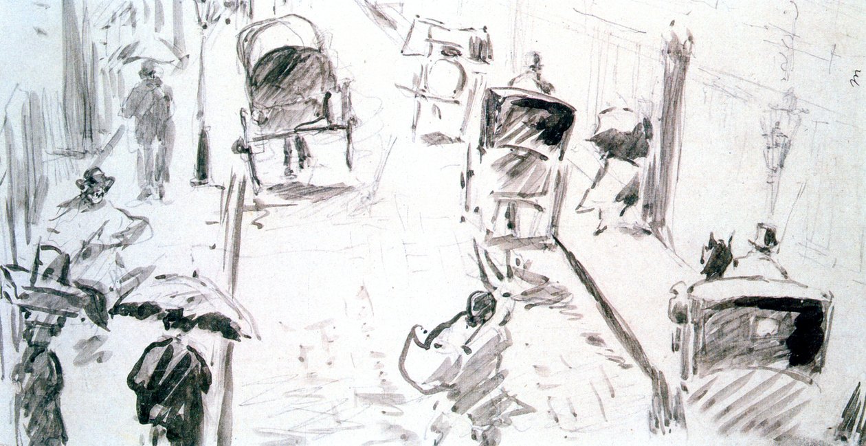 Pouliční scéna, c1850-c1883 od Édouard Manet