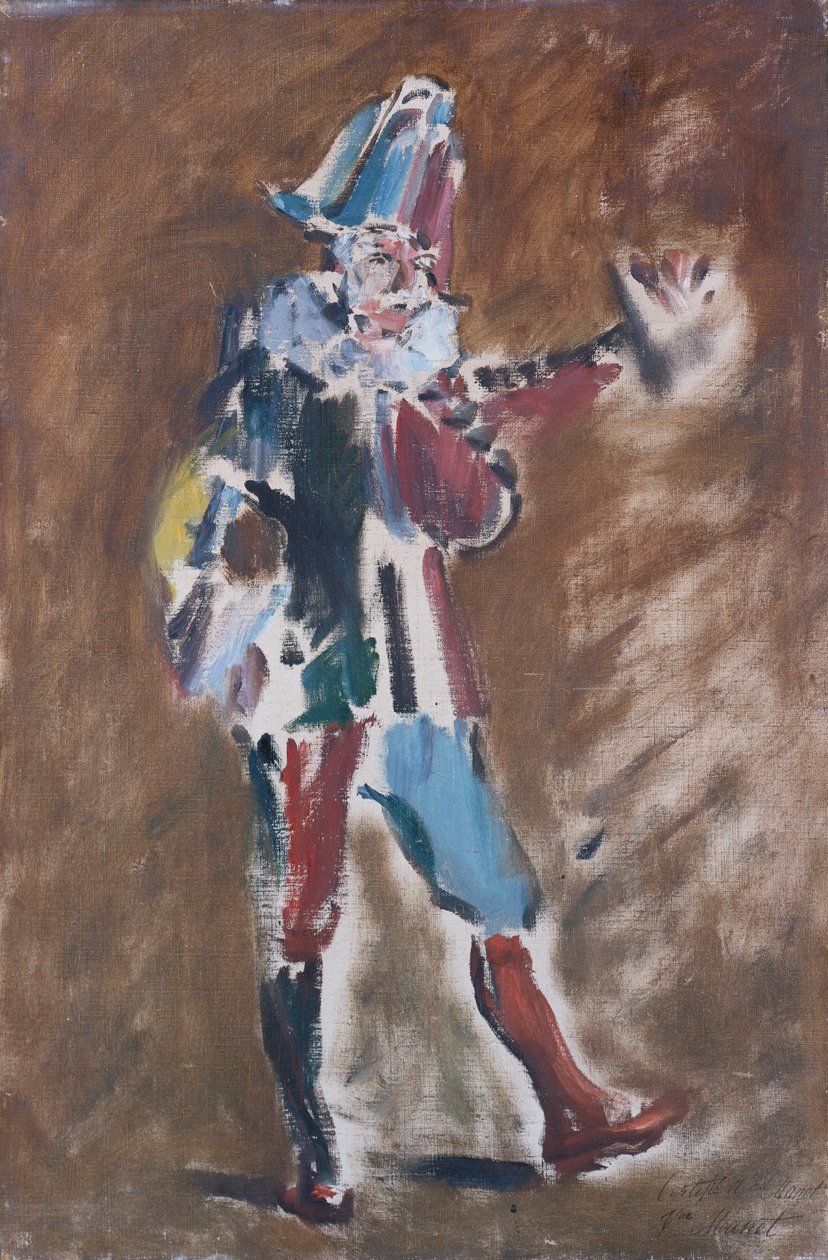 Studie pro Polichinelle, 1873 od Édouard Manet