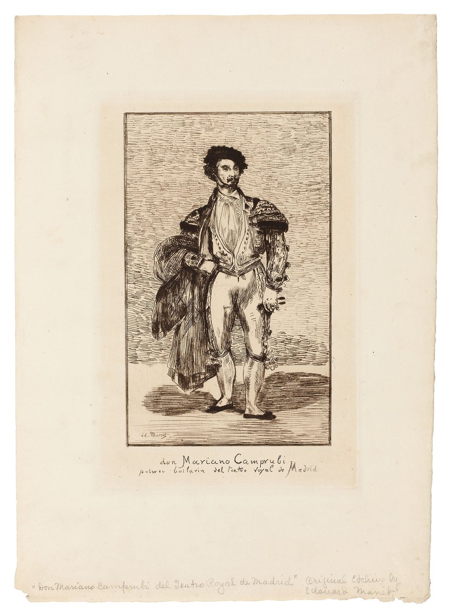 Baletní tanečnice (Don Mariano Camprubi) od Édouard Manet