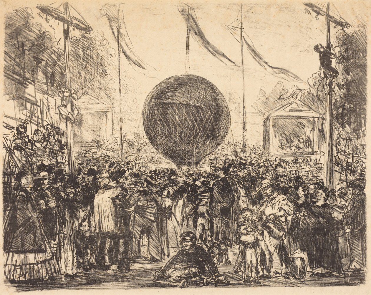 Balón od Édouard Manet