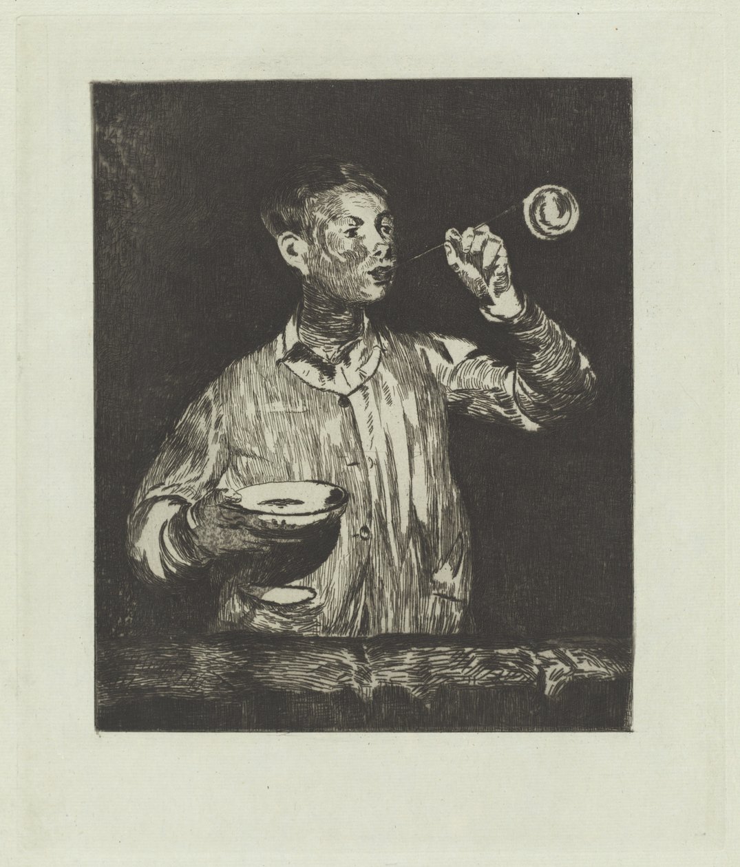 Chlapec s mýdlovými bublinami Dítě s mýdlovými bublinami, 18681869. od Édouard Manet