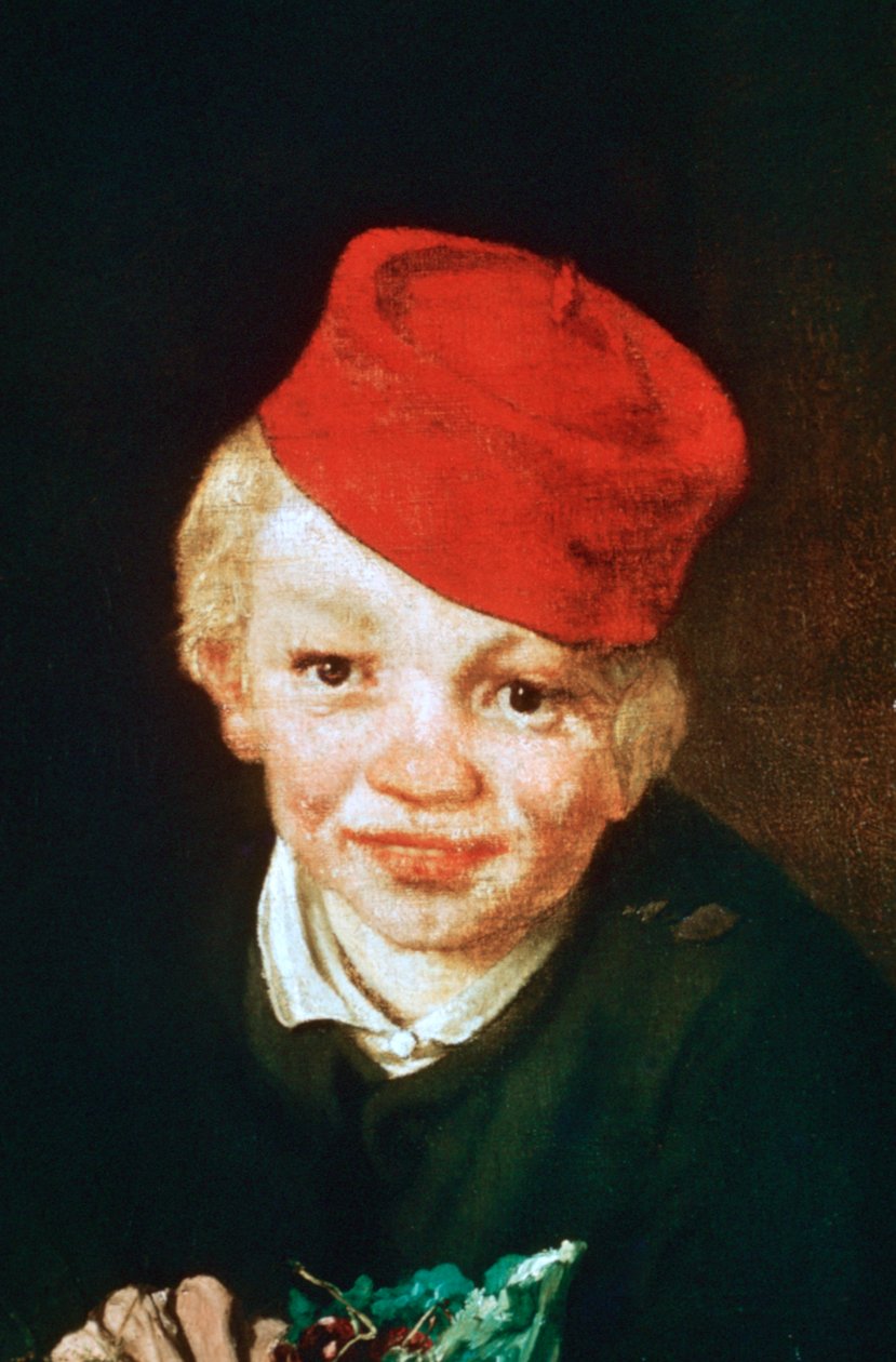 Chlapec s třešněmi, Detail, 1859 od Édouard Manet