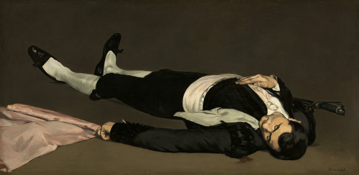 Mrtvý toreador, pravděpodobně 1864. od Édouard Manet