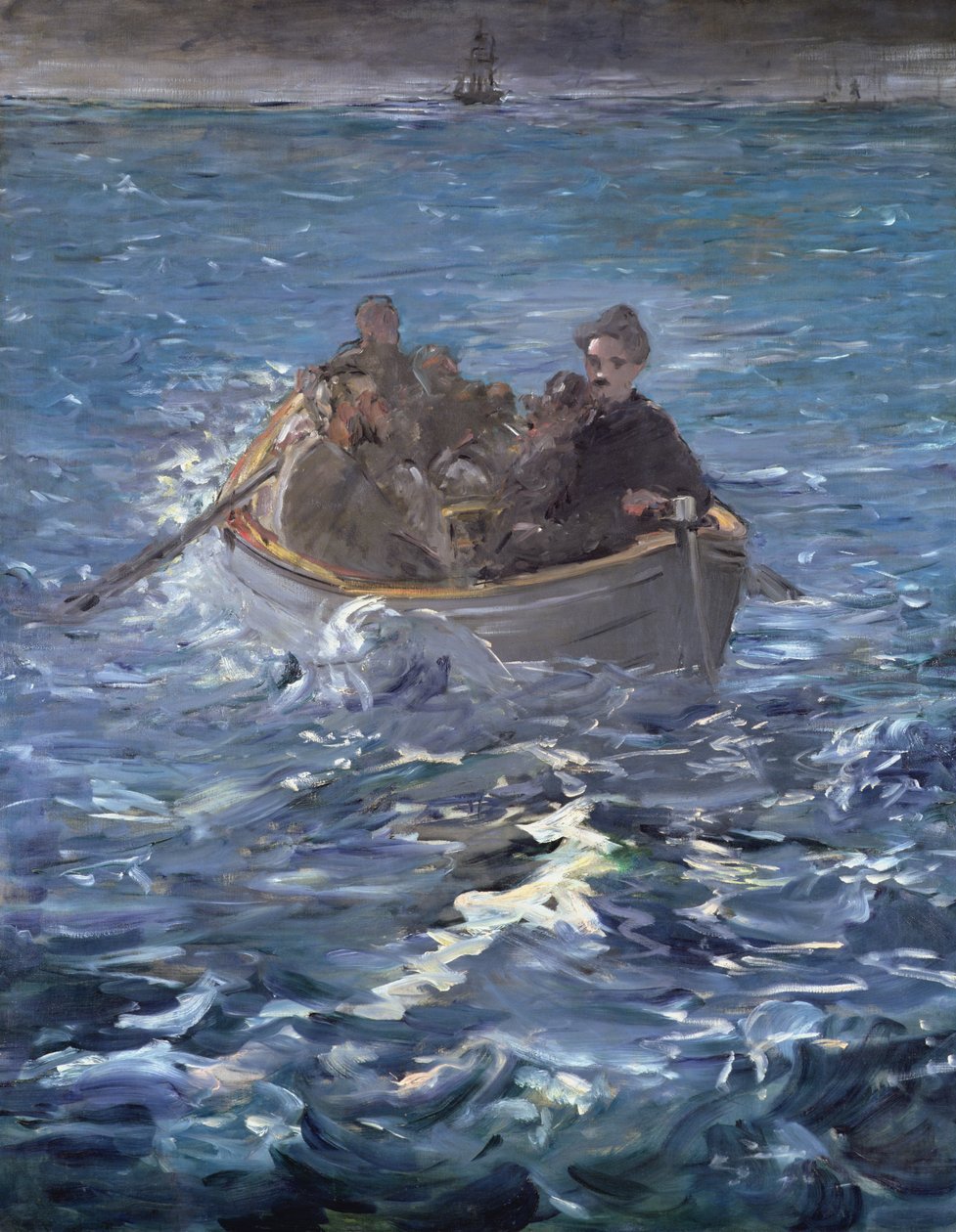 Útěk Henriho de Rocheforta (1831-1915) 1874 od Édouard Manet